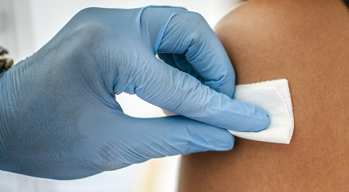 Hepatitis B Vaccination Image of someone getting a shot