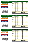 Drinking Diary Card and Change Plan Template